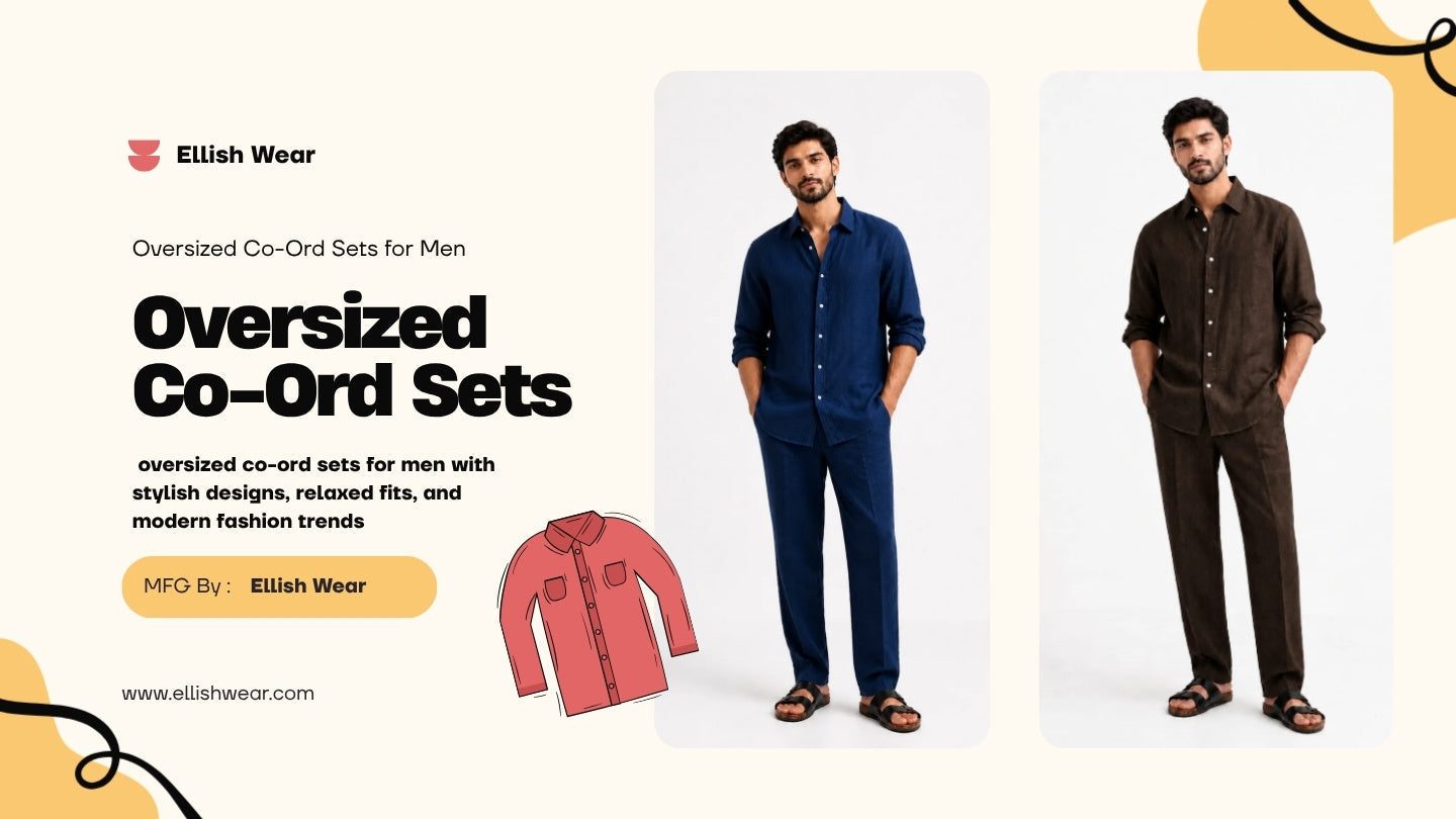 Oversized Co-Ord Sets for Men | Trendy Streetwear Fashion – Ellish Wear