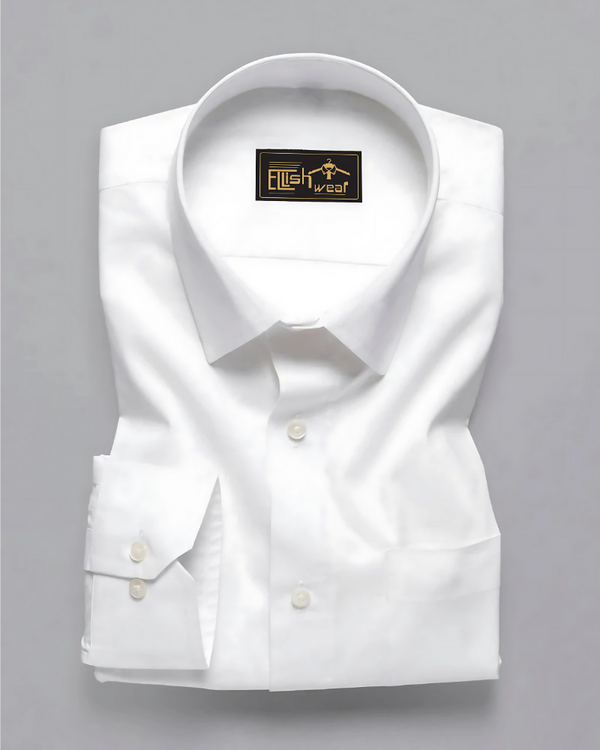 White Super Soft Premium Cotton Luxury Formal Shirt