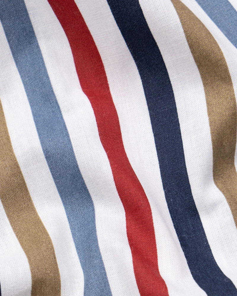 Clemence Multicolor Cotton Stripes Shirt