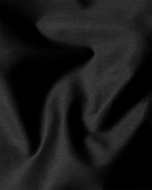 Jet Black Premium Giza Cotton Shirt