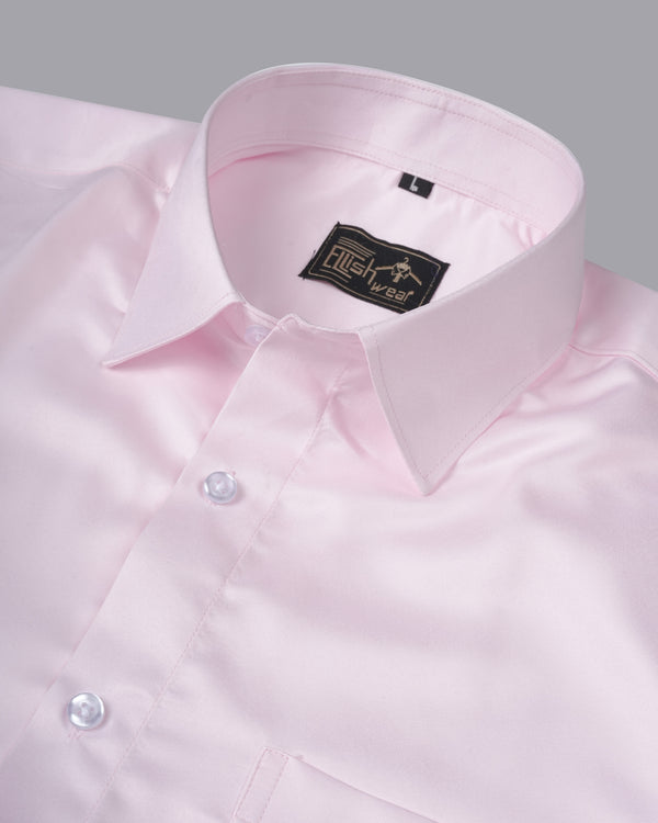 pink Premium Satin Men’s Formal Shirt