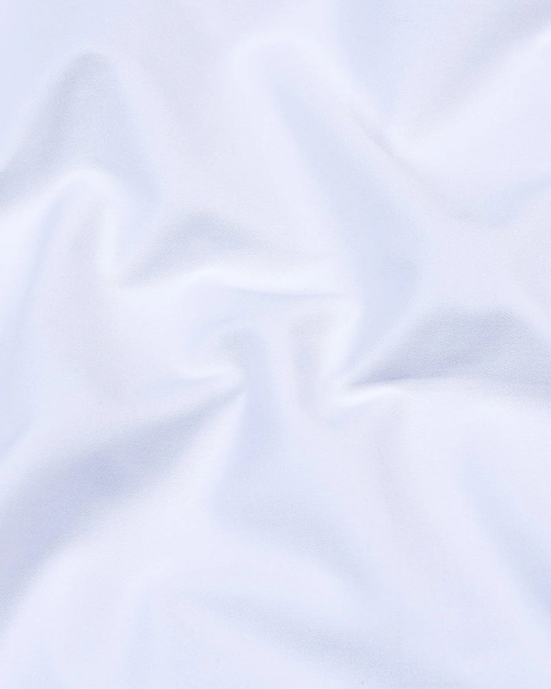 white Premium Satin Men’s Formal Shirt