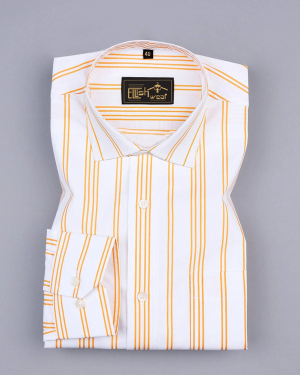 Golden Stripes Amberline Classic – Spread Collar Edition