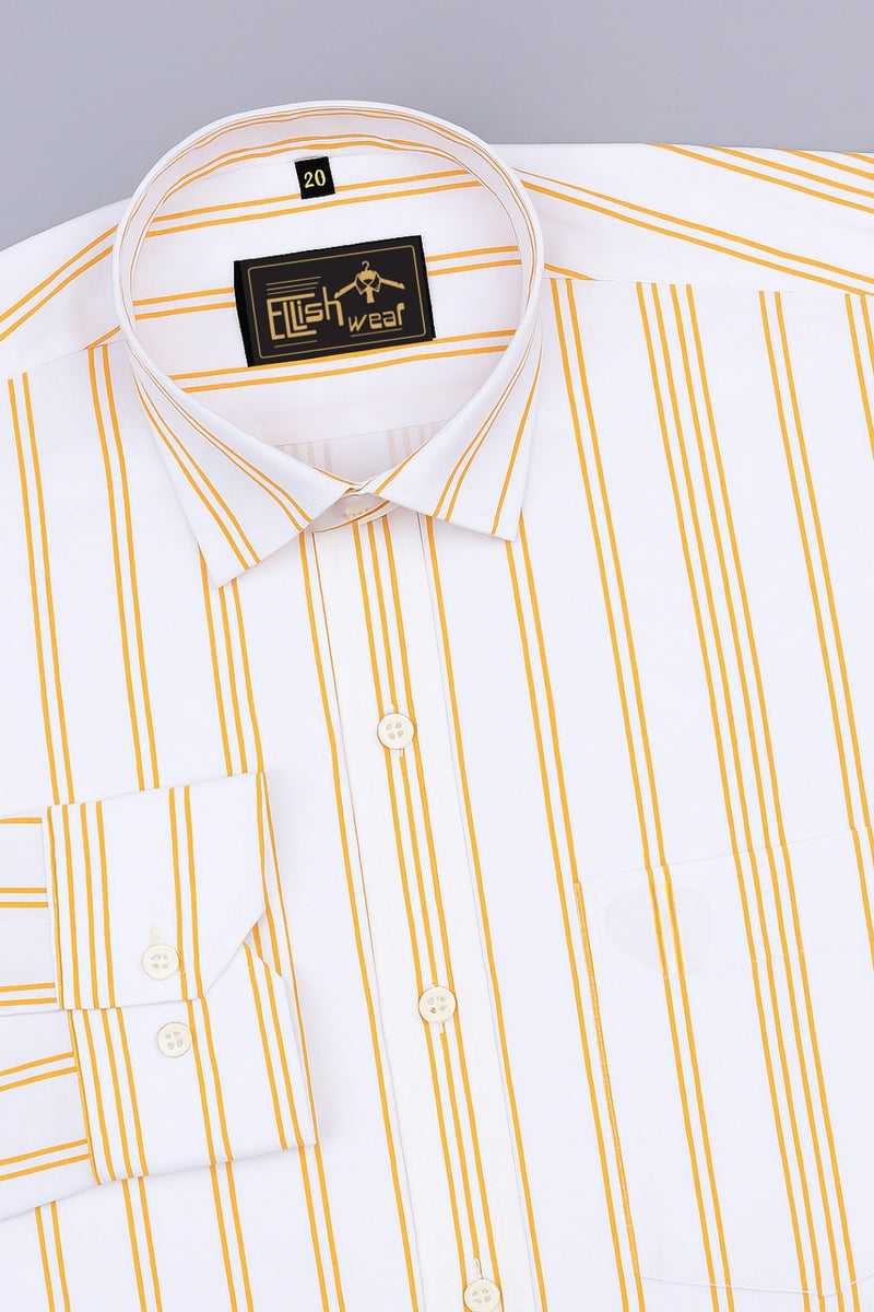 Golden Stripes Amberline Classic – Spread Collar Edition
