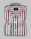 Amber Clemence Multicolor Cotton Stripes Shirt
