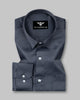 Aurelio Ice Blue Solid Premium Giza Cotton Formal Shirt